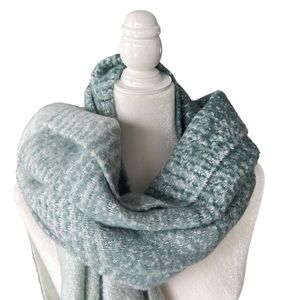 Mer sea super soft snuggly green fall /  winter scarf